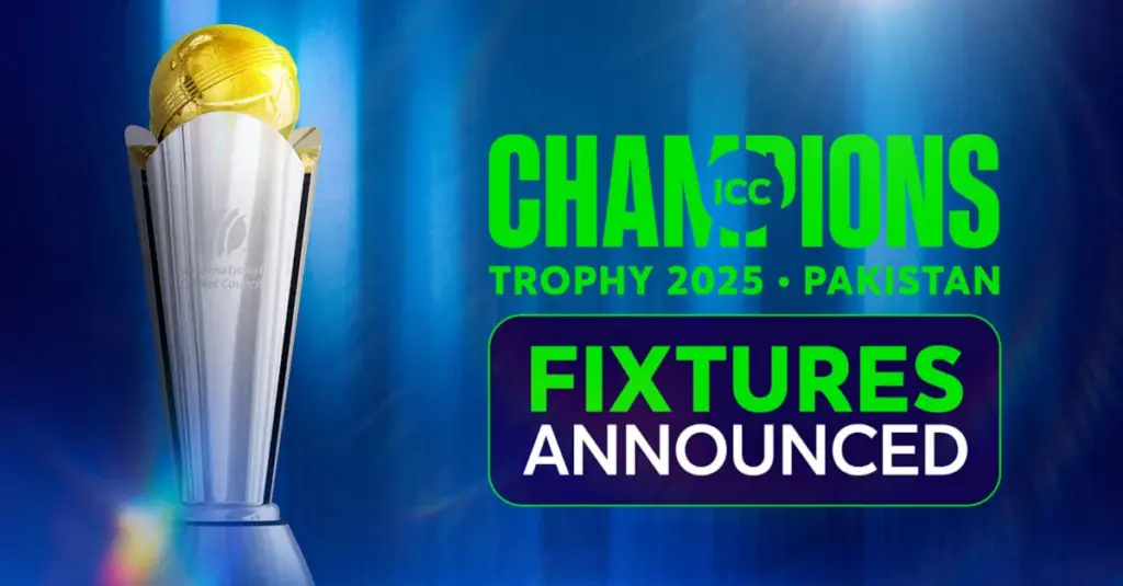 ICC Champions Trophy Schedule Announced